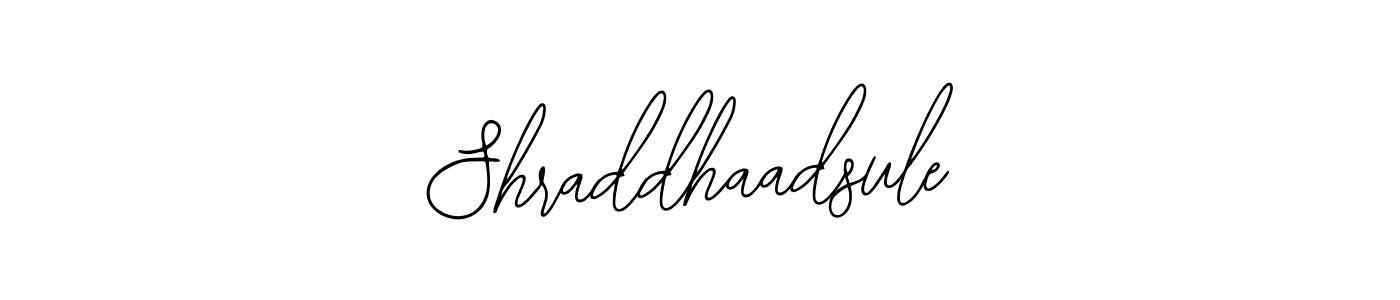 Also we have Shraddhaadsule name is the best signature style. Create professional handwritten signature collection using Bearetta-2O07w autograph style. Shraddhaadsule signature style 12 images and pictures png