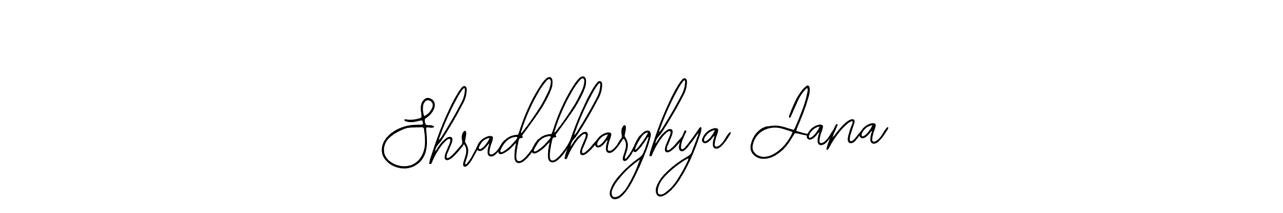 Also we have Shraddharghya Jana name is the best signature style. Create professional handwritten signature collection using Bearetta-2O07w autograph style. Shraddharghya Jana signature style 12 images and pictures png
