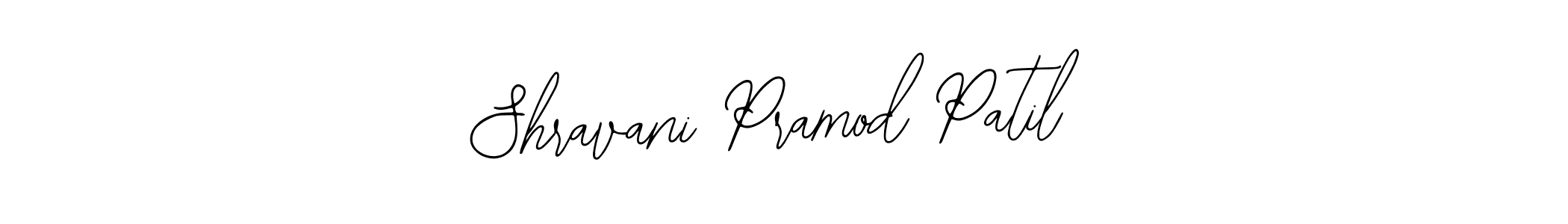 You should practise on your own different ways (Bearetta-2O07w) to write your name (Shravani Pramod Patil) in signature. don't let someone else do it for you. Shravani Pramod Patil signature style 12 images and pictures png