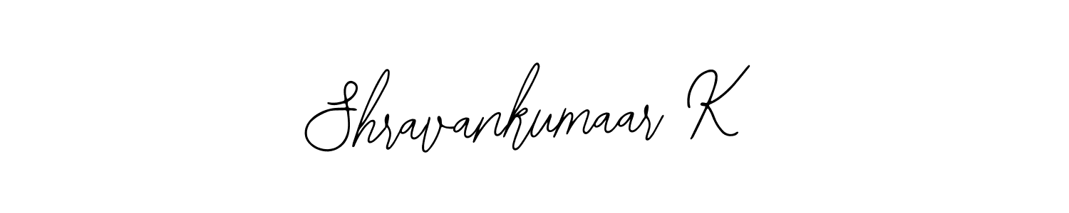 How to make Shravankumaar K signature? Bearetta-2O07w is a professional autograph style. Create handwritten signature for Shravankumaar K name. Shravankumaar K signature style 12 images and pictures png