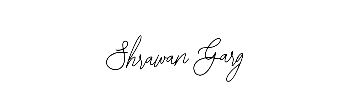 You should practise on your own different ways (Bearetta-2O07w) to write your name (Shrawan Garg) in signature. don't let someone else do it for you. Shrawan Garg signature style 12 images and pictures png