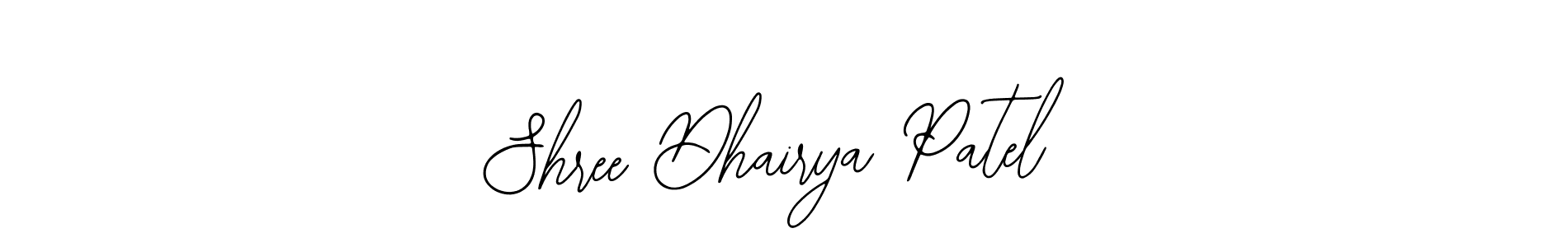 Make a short Shree Dhairya Patel signature style. Manage your documents anywhere anytime using Bearetta-2O07w. Create and add eSignatures, submit forms, share and send files easily. Shree Dhairya Patel signature style 12 images and pictures png