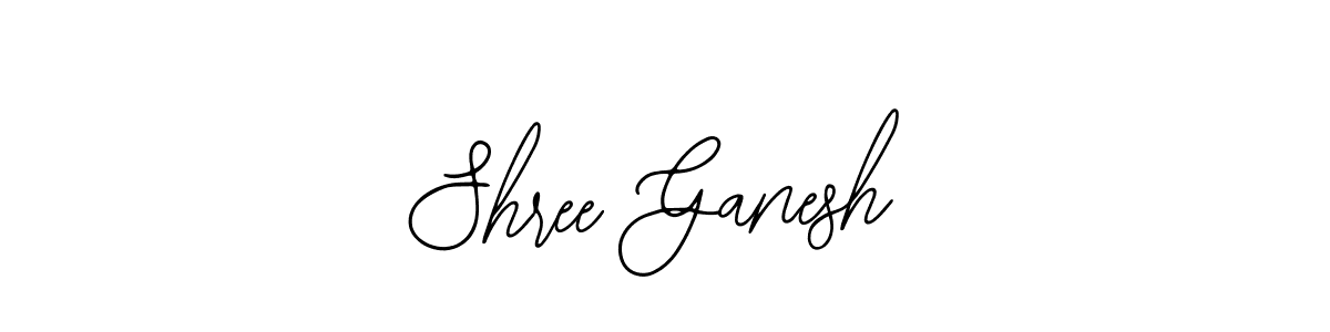 Use a signature maker to create a handwritten signature online. With this signature software, you can design (Bearetta-2O07w) your own signature for name Shree Ganesh. Shree Ganesh signature style 12 images and pictures png