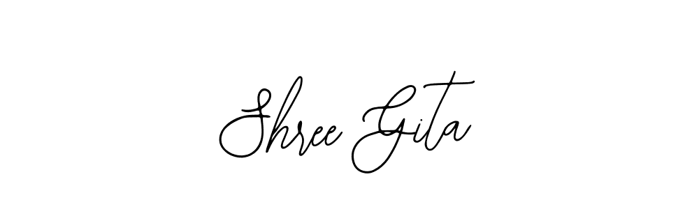 Shree Gita stylish signature style. Best Handwritten Sign (Bearetta-2O07w) for my name. Handwritten Signature Collection Ideas for my name Shree Gita. Shree Gita signature style 12 images and pictures png