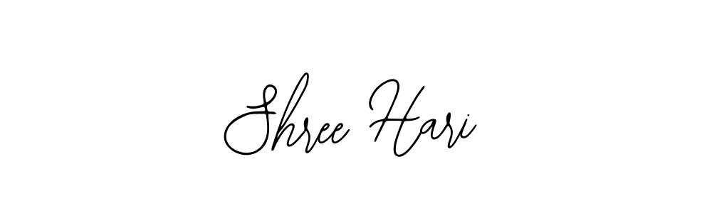 Shree Hari stylish signature style. Best Handwritten Sign (Bearetta-2O07w) for my name. Handwritten Signature Collection Ideas for my name Shree Hari. Shree Hari signature style 12 images and pictures png