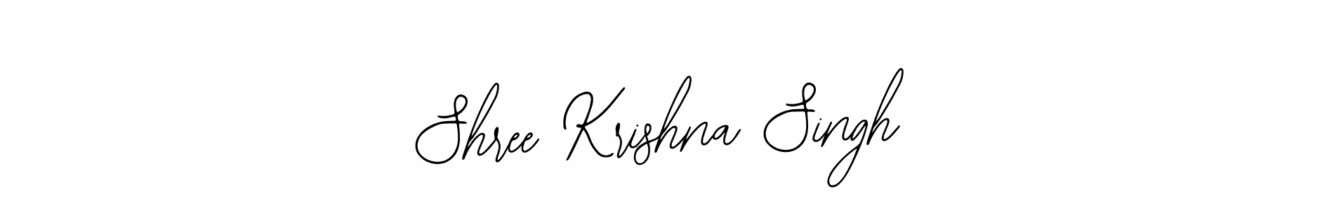 How to make Shree Krishna Singh name signature. Use Bearetta-2O07w style for creating short signs online. This is the latest handwritten sign. Shree Krishna Singh signature style 12 images and pictures png