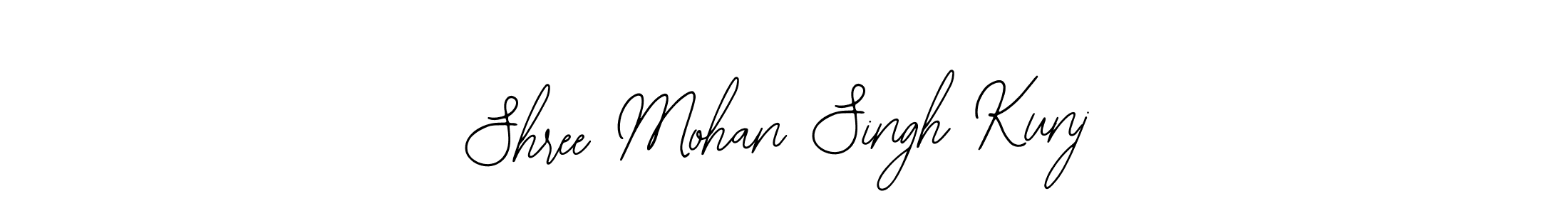 Also we have Shree Mohan Singh Kunj name is the best signature style. Create professional handwritten signature collection using Bearetta-2O07w autograph style. Shree Mohan Singh Kunj signature style 12 images and pictures png