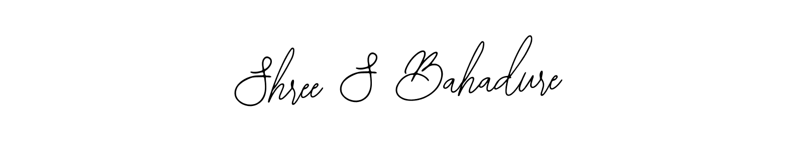 Make a beautiful signature design for name Shree S Bahadure. With this signature (Bearetta-2O07w) style, you can create a handwritten signature for free. Shree S Bahadure signature style 12 images and pictures png