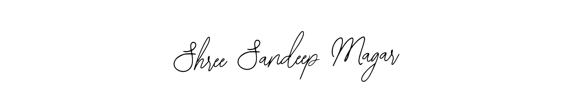 Design your own signature with our free online signature maker. With this signature software, you can create a handwritten (Bearetta-2O07w) signature for name Shree Sandeep Magar. Shree Sandeep Magar signature style 12 images and pictures png