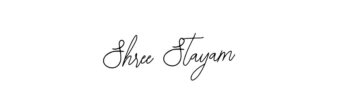 You should practise on your own different ways (Bearetta-2O07w) to write your name (Shree Stayam) in signature. don't let someone else do it for you. Shree Stayam signature style 12 images and pictures png