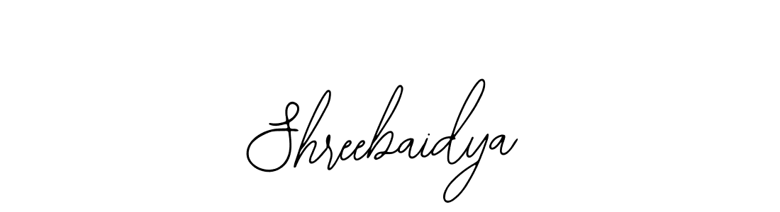 Make a beautiful signature design for name Shreebaidya. With this signature (Bearetta-2O07w) style, you can create a handwritten signature for free. Shreebaidya signature style 12 images and pictures png