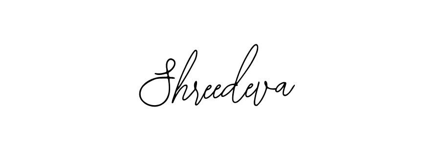 You should practise on your own different ways (Bearetta-2O07w) to write your name (Shreedeva) in signature. don't let someone else do it for you. Shreedeva signature style 12 images and pictures png