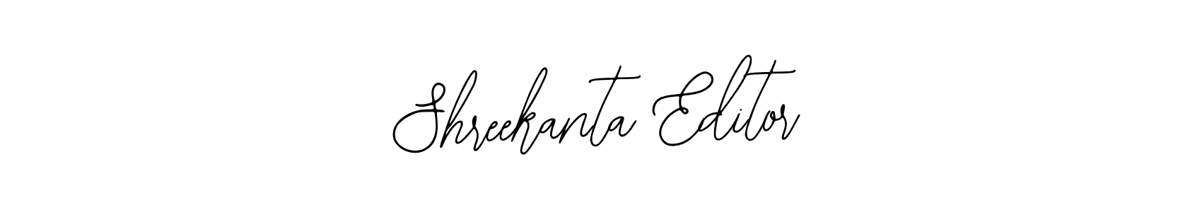 Make a beautiful signature design for name Shreekanta Editor. With this signature (Bearetta-2O07w) style, you can create a handwritten signature for free. Shreekanta Editor signature style 12 images and pictures png