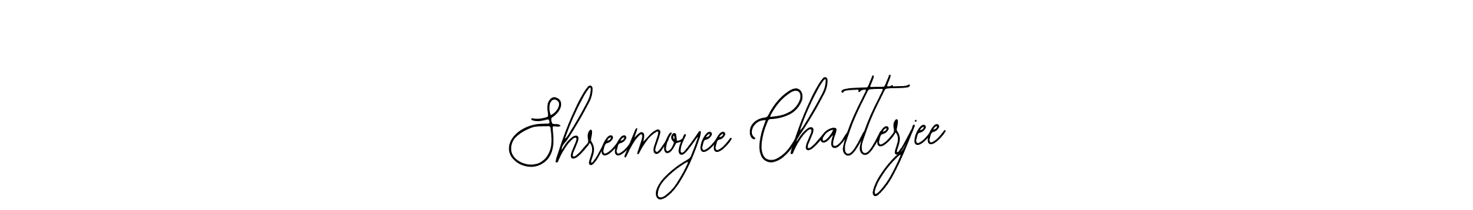 You can use this online signature creator to create a handwritten signature for the name Shreemoyee Chatterjee. This is the best online autograph maker. Shreemoyee Chatterjee signature style 12 images and pictures png