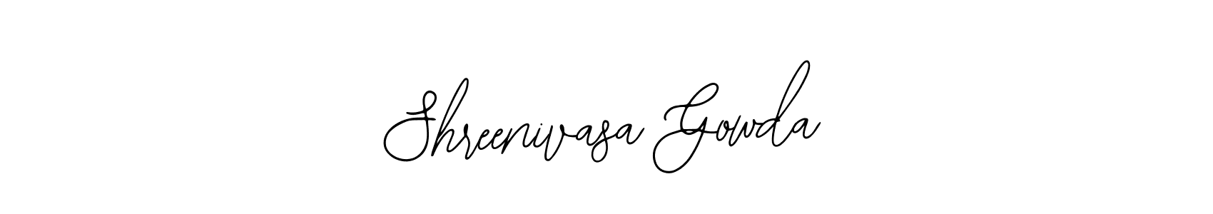 Similarly Bearetta-2O07w is the best handwritten signature design. Signature creator online .You can use it as an online autograph creator for name Shreenivasa Gowda. Shreenivasa Gowda signature style 12 images and pictures png