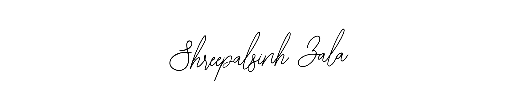 The best way (Bearetta-2O07w) to make a short signature is to pick only two or three words in your name. The name Shreepalsinh Zala include a total of six letters. For converting this name. Shreepalsinh Zala signature style 12 images and pictures png