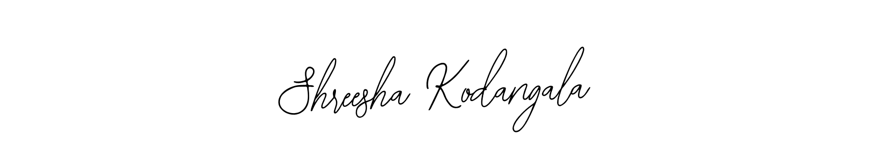 How to make Shreesha Kodangala signature? Bearetta-2O07w is a professional autograph style. Create handwritten signature for Shreesha Kodangala name. Shreesha Kodangala signature style 12 images and pictures png