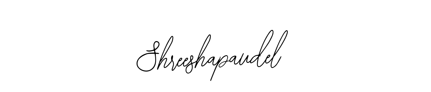 if you are searching for the best signature style for your name Shreeshapaudel. so please give up your signature search. here we have designed multiple signature styles  using Bearetta-2O07w. Shreeshapaudel signature style 12 images and pictures png