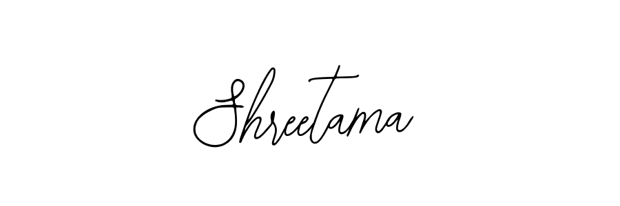 How to make Shreetama name signature. Use Bearetta-2O07w style for creating short signs online. This is the latest handwritten sign. Shreetama signature style 12 images and pictures png