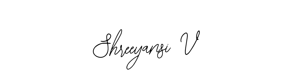 How to Draw Shreeyansi V signature style? Bearetta-2O07w is a latest design signature styles for name Shreeyansi V. Shreeyansi V signature style 12 images and pictures png