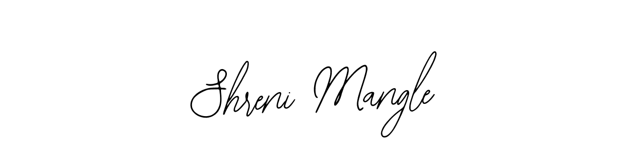 Shreni Mangle stylish signature style. Best Handwritten Sign (Bearetta-2O07w) for my name. Handwritten Signature Collection Ideas for my name Shreni Mangle. Shreni Mangle signature style 12 images and pictures png