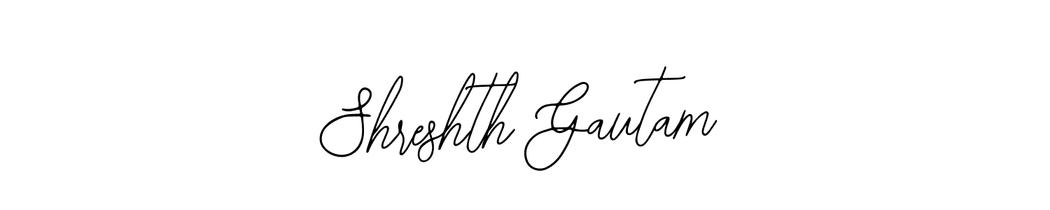 You can use this online signature creator to create a handwritten signature for the name Shreshth Gautam. This is the best online autograph maker. Shreshth Gautam signature style 12 images and pictures png