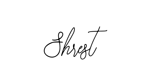 The best way (Bearetta-2O07w) to make a short signature is to pick only two or three words in your name. The name Shrest include a total of six letters. For converting this name. Shrest signature style 12 images and pictures png