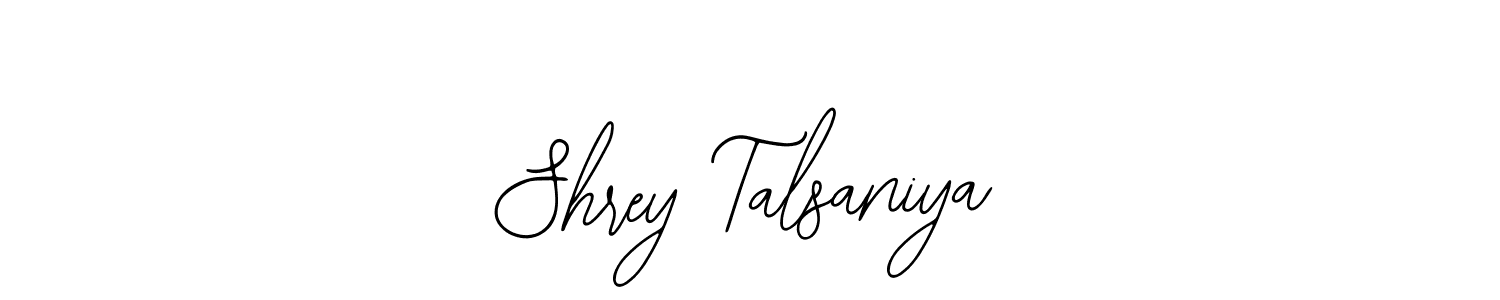 Design your own signature with our free online signature maker. With this signature software, you can create a handwritten (Bearetta-2O07w) signature for name Shrey Talsaniya. Shrey Talsaniya signature style 12 images and pictures png