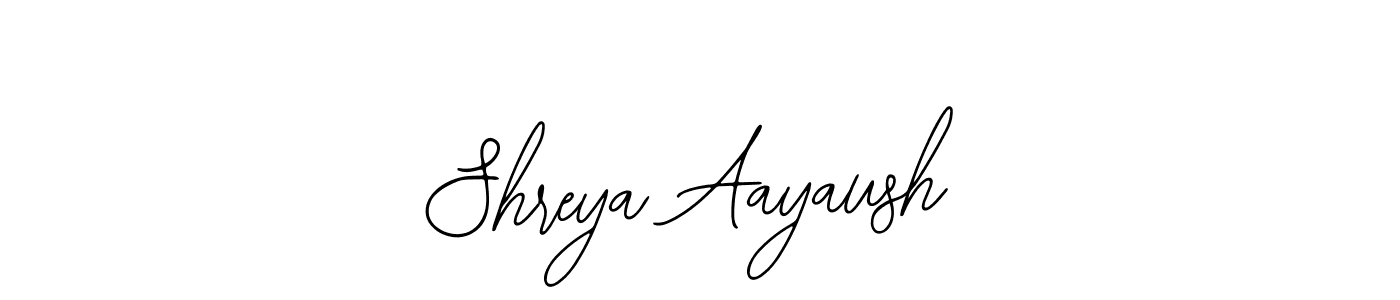 Also You can easily find your signature by using the search form. We will create Shreya Aayaush name handwritten signature images for you free of cost using Bearetta-2O07w sign style. Shreya Aayaush signature style 12 images and pictures png
