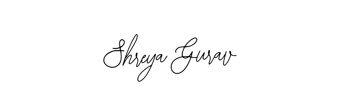 You should practise on your own different ways (Bearetta-2O07w) to write your name (Shreya Gurav) in signature. don't let someone else do it for you. Shreya Gurav signature style 12 images and pictures png