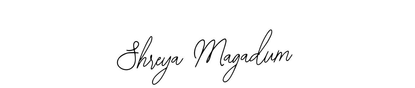 Also we have Shreya Magadum name is the best signature style. Create professional handwritten signature collection using Bearetta-2O07w autograph style. Shreya Magadum signature style 12 images and pictures png