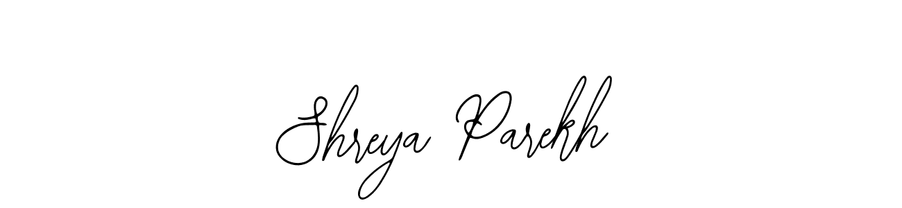 Bearetta-2O07w is a professional signature style that is perfect for those who want to add a touch of class to their signature. It is also a great choice for those who want to make their signature more unique. Get Shreya Parekh name to fancy signature for free. Shreya Parekh signature style 12 images and pictures png
