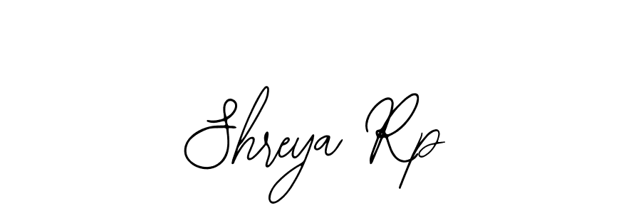 Design your own signature with our free online signature maker. With this signature software, you can create a handwritten (Bearetta-2O07w) signature for name Shreya Rp. Shreya Rp signature style 12 images and pictures png