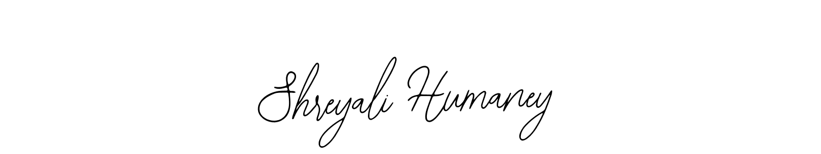 Make a beautiful signature design for name Shreyali Humaney. Use this online signature maker to create a handwritten signature for free. Shreyali Humaney signature style 12 images and pictures png