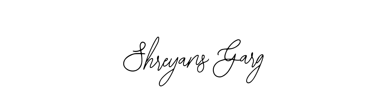 Design your own signature with our free online signature maker. With this signature software, you can create a handwritten (Bearetta-2O07w) signature for name Shreyans Garg. Shreyans Garg signature style 12 images and pictures png