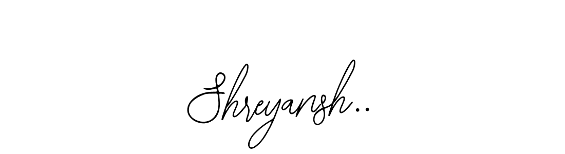 It looks lik you need a new signature style for name Shreyansh... Design unique handwritten (Bearetta-2O07w) signature with our free signature maker in just a few clicks. Shreyansh.. signature style 12 images and pictures png