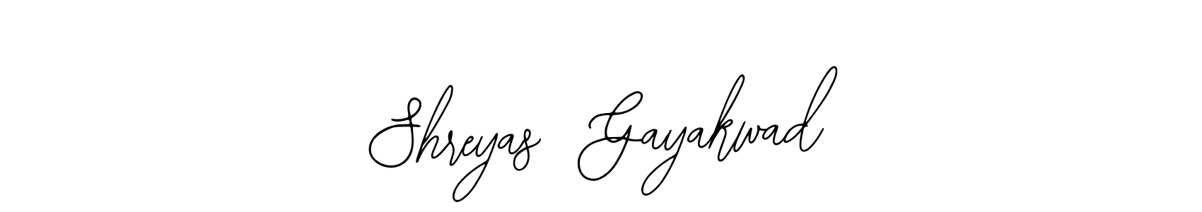 It looks lik you need a new signature style for name Shreyas  Gayakwad. Design unique handwritten (Bearetta-2O07w) signature with our free signature maker in just a few clicks. Shreyas  Gayakwad signature style 12 images and pictures png