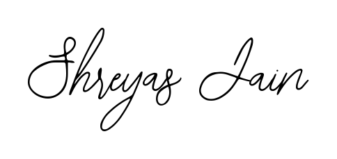Give your name Shreyas Jain an exquisite flair with the Bearetta-2O07w script font. Ideal for contracts, resumes, and formal letterheads. Shreyas Jain signature style 12 images and pictures png