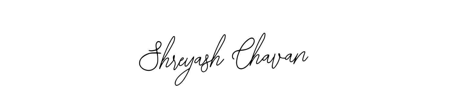 How to make Shreyash Chavan signature? Bearetta-2O07w is a professional autograph style. Create handwritten signature for Shreyash Chavan name. Shreyash Chavan signature style 12 images and pictures png