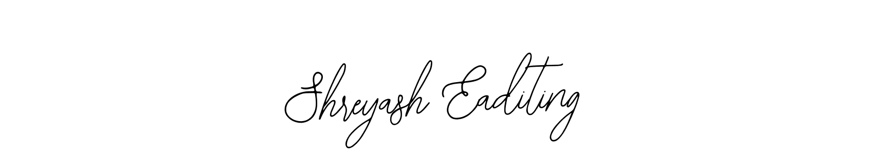 Check out images of Autograph of Shreyash Eaditing name. Actor Shreyash Eaditing Signature Style. Bearetta-2O07w is a professional sign style online. Shreyash Eaditing signature style 12 images and pictures png