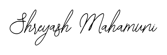 Make your name Shreyash Mahamuni memorable on every contract using Bearetta-2O07w autograph style. Instant transparent background export available. Shreyash Mahamuni signature style 12 images and pictures png