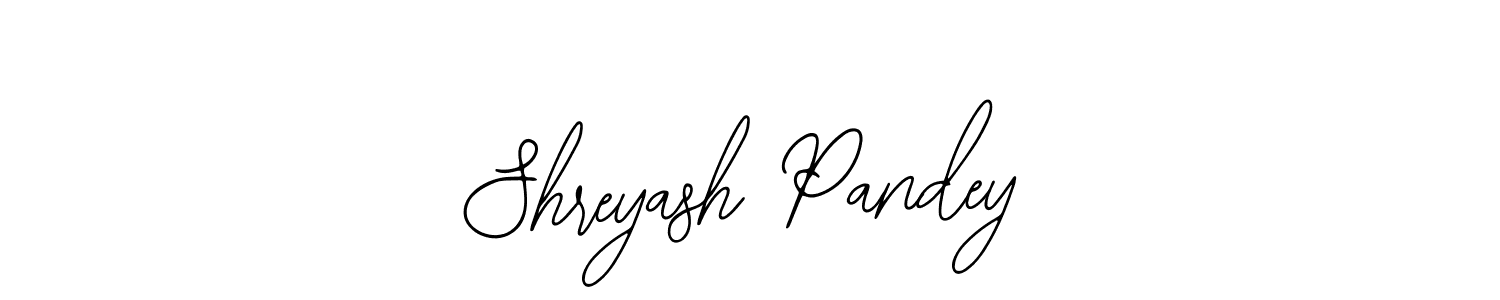 Use a signature maker to create a handwritten signature online. With this signature software, you can design (Bearetta-2O07w) your own signature for name Shreyash Pandey. Shreyash Pandey signature style 12 images and pictures png