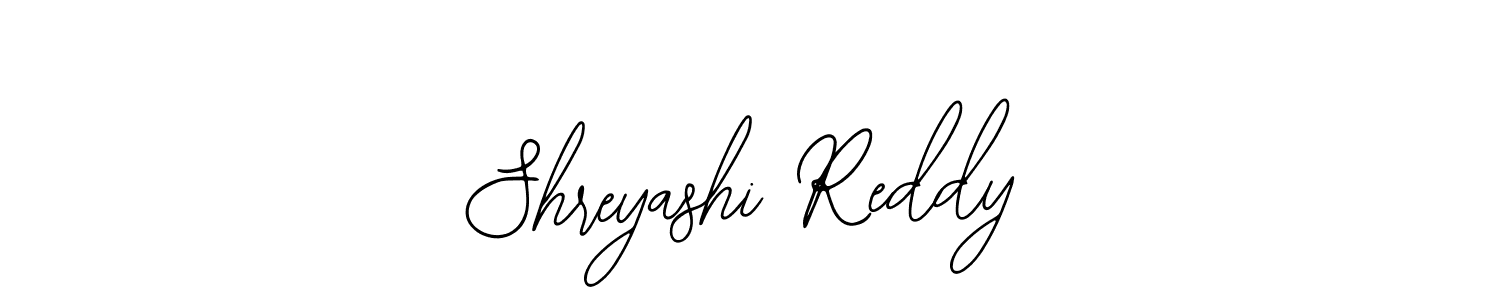 How to make Shreyashi Reddy name signature. Use Bearetta-2O07w style for creating short signs online. This is the latest handwritten sign. Shreyashi Reddy signature style 12 images and pictures png