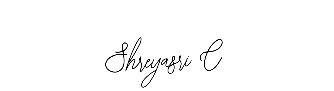 Design your own signature with our free online signature maker. With this signature software, you can create a handwritten (Bearetta-2O07w) signature for name Shreyasri C. Shreyasri C signature style 12 images and pictures png