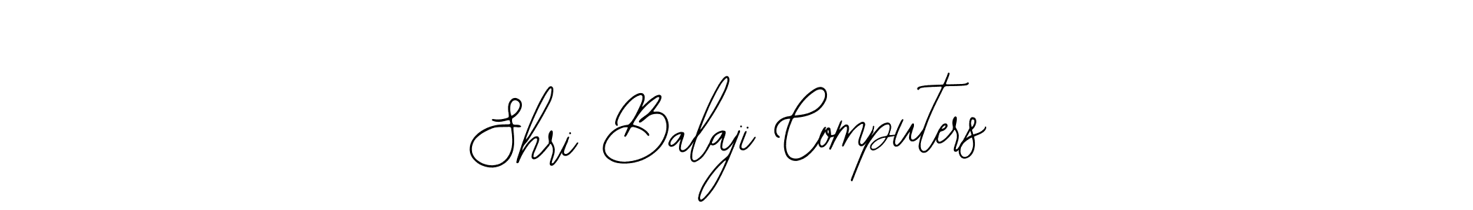 Use a signature maker to create a handwritten signature online. With this signature software, you can design (Bearetta-2O07w) your own signature for name Shri Balaji Computers. Shri Balaji Computers signature style 12 images and pictures png