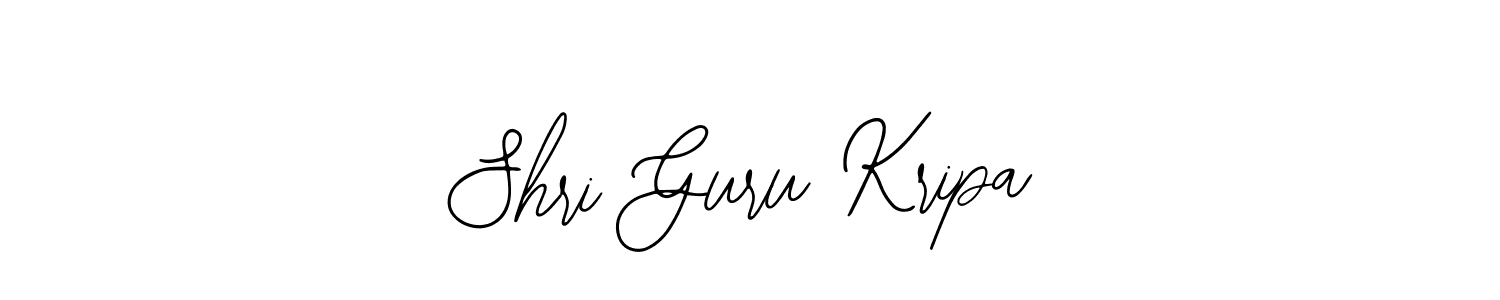 Design your own signature with our free online signature maker. With this signature software, you can create a handwritten (Bearetta-2O07w) signature for name Shri Guru Kripa. Shri Guru Kripa signature style 12 images and pictures png