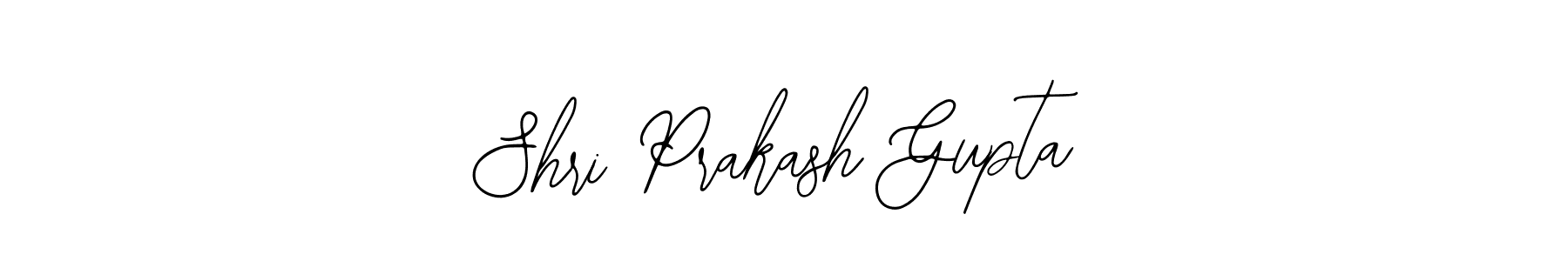 How to make Shri Prakash Gupta name signature. Use Bearetta-2O07w style for creating short signs online. This is the latest handwritten sign. Shri Prakash Gupta signature style 12 images and pictures png