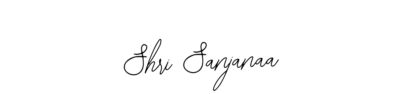 Use a signature maker to create a handwritten signature online. With this signature software, you can design (Bearetta-2O07w) your own signature for name Shri Sanjanaa. Shri Sanjanaa signature style 12 images and pictures png