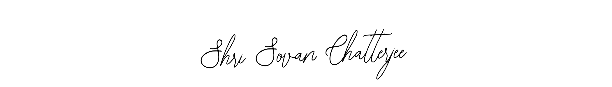The best way (Bearetta-2O07w) to make a short signature is to pick only two or three words in your name. The name Shri Sovan Chatterjee include a total of six letters. For converting this name. Shri Sovan Chatterjee signature style 12 images and pictures png