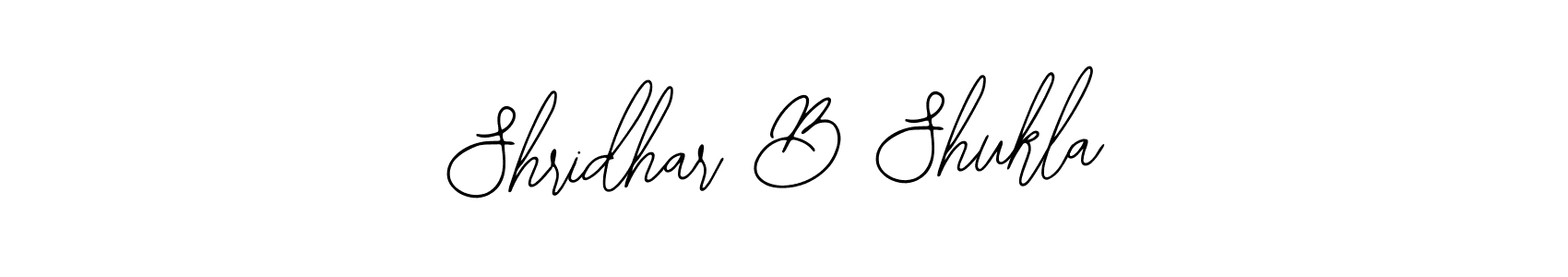 You can use this online signature creator to create a handwritten signature for the name Shridhar B Shukla. This is the best online autograph maker. Shridhar B Shukla signature style 12 images and pictures png